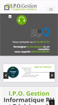 Mobile Screenshot of ipo-gestion.com